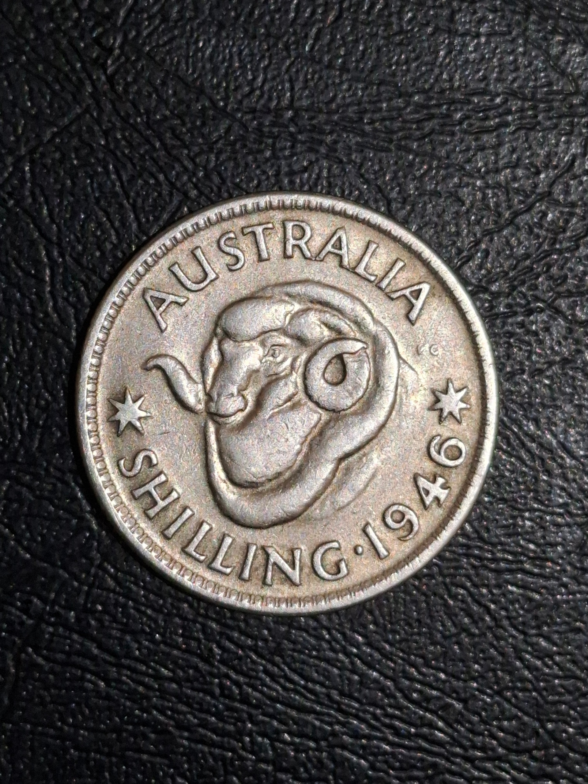 سکه 1 شیلینگ نقره استرالیا جرج ششم