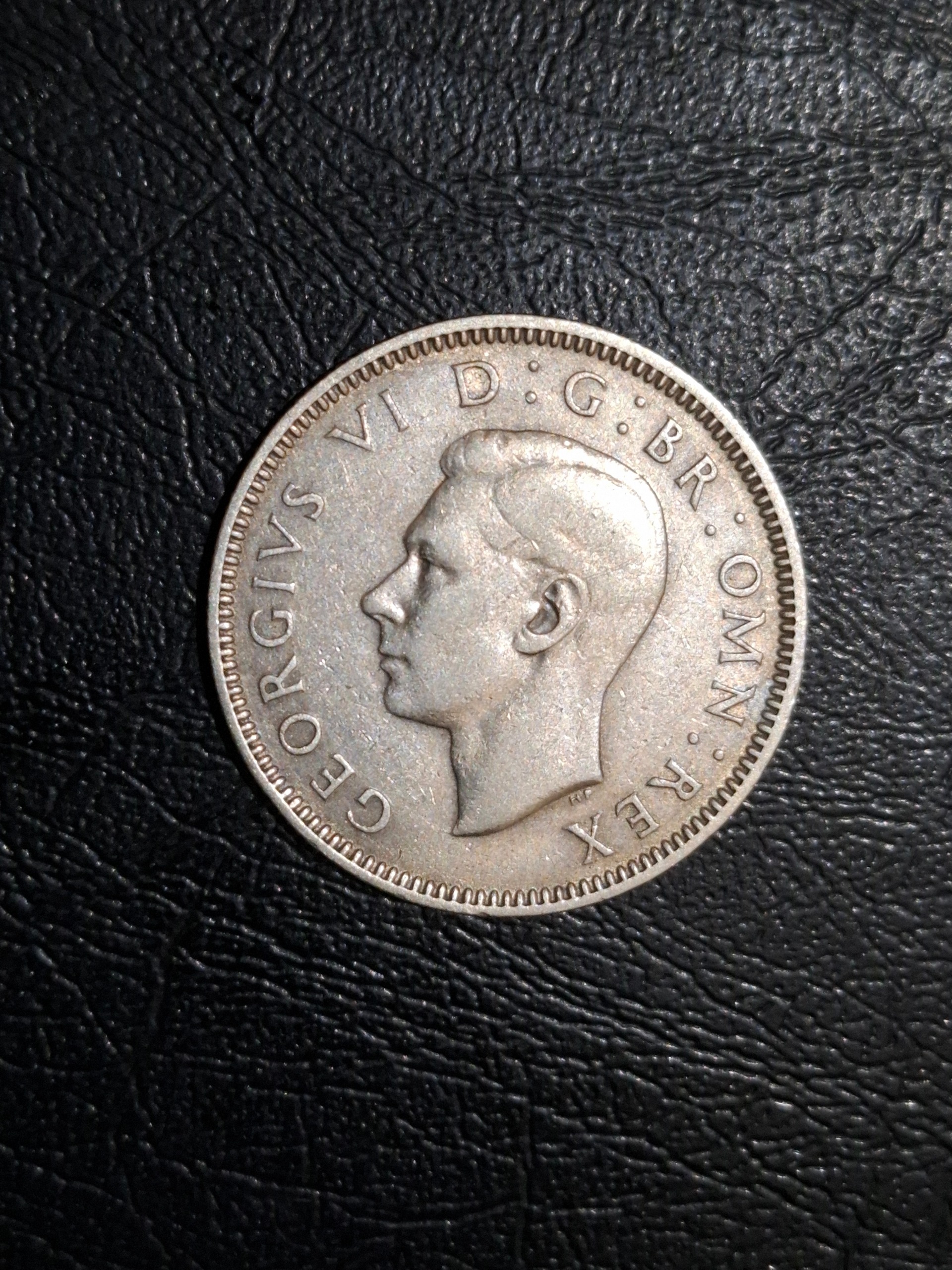 سکه 1 شیلینگ نقره 1939 جرج ششم