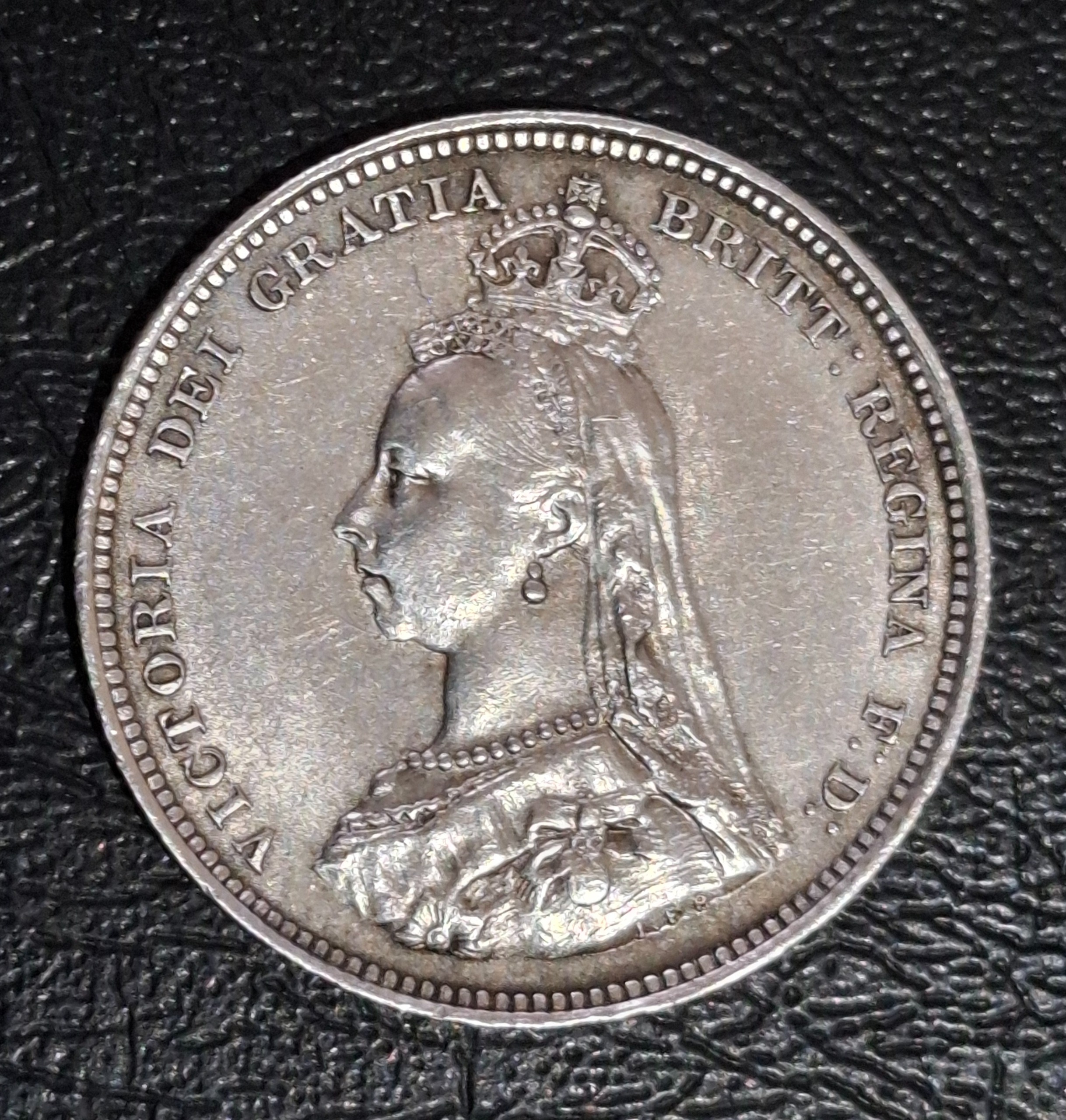 سکه نقره 1 شیلینگ ویکتوریا انگلیس