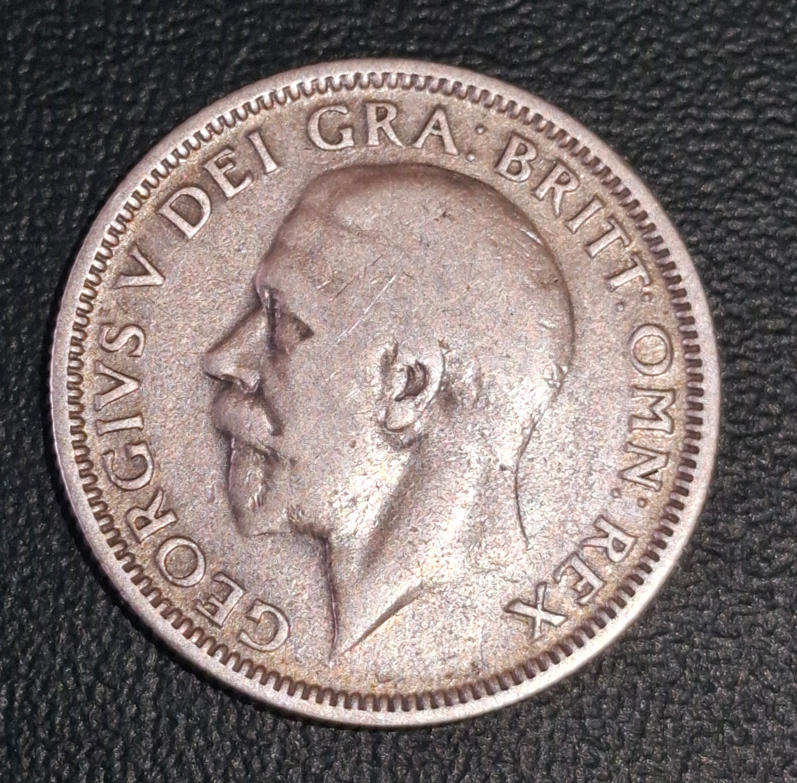 سکه 1 شیلینگ جرج پنجم انگلیس 1929