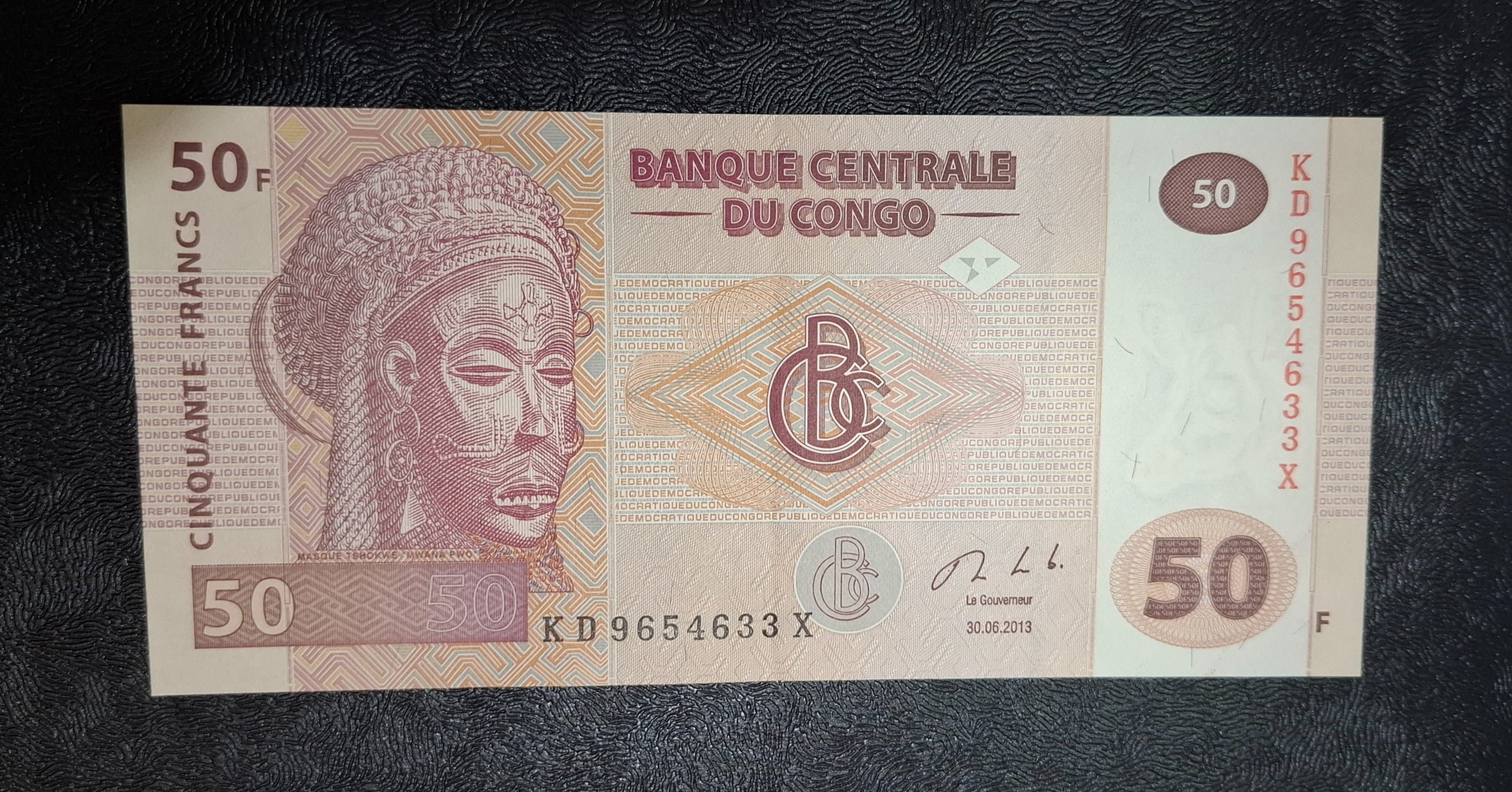 اسکناس 50 فرانک کنگو