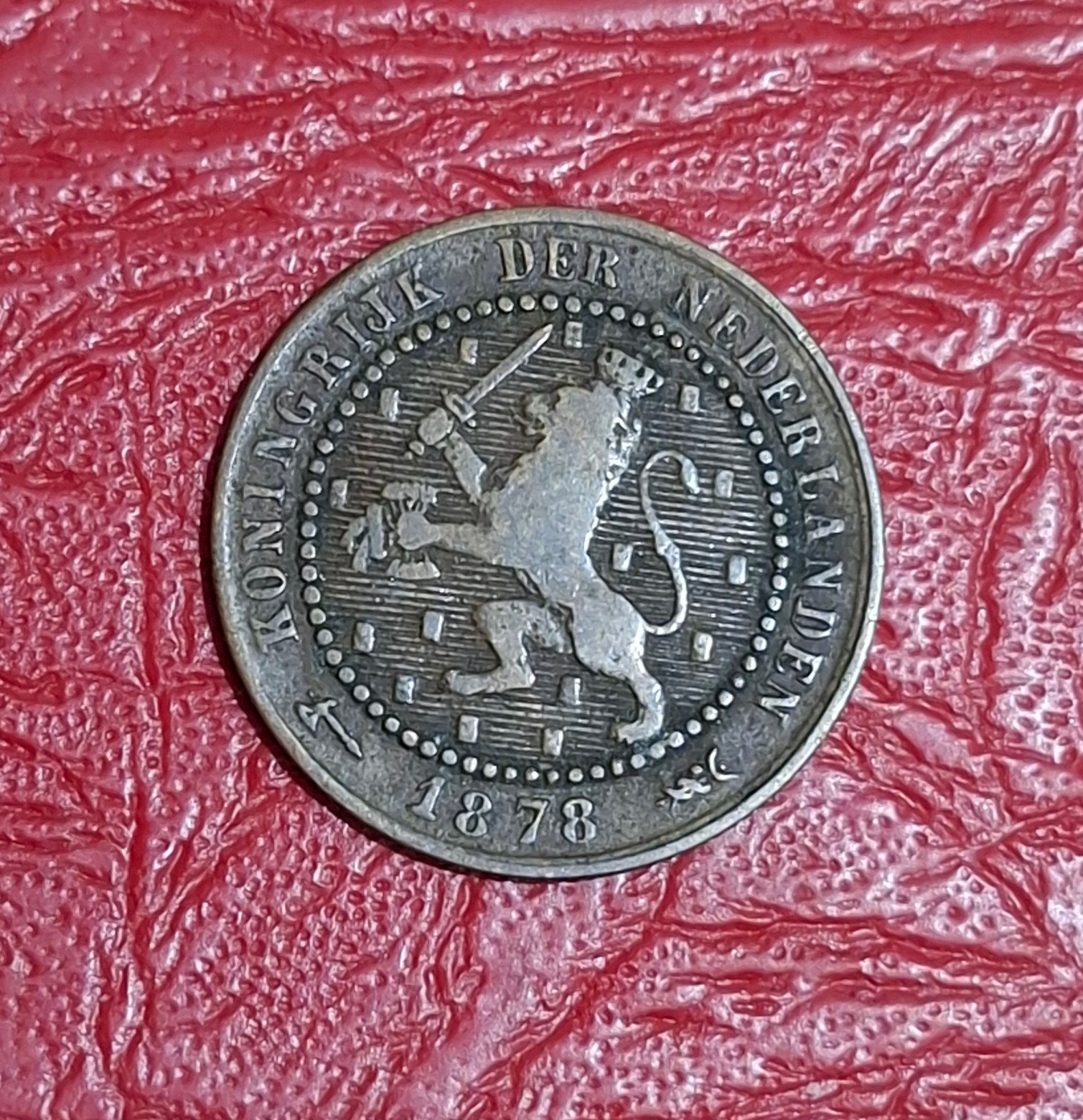 سکه 1 سنت 1878 هلند