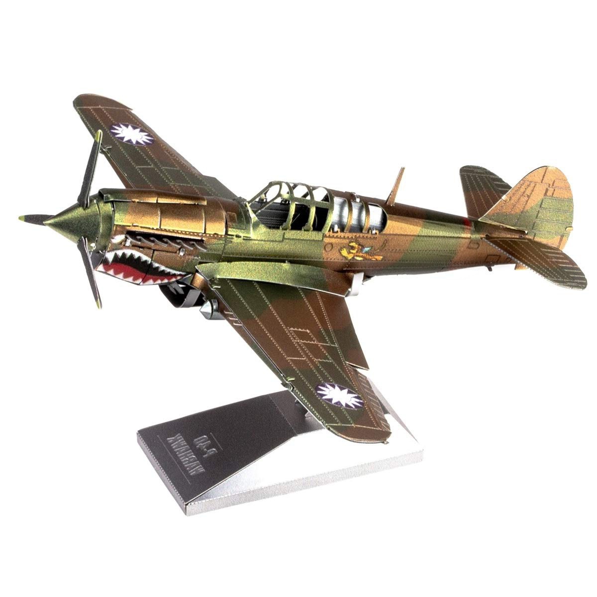 پازل فلزی سه بعدی مدل P-40 Warhawk