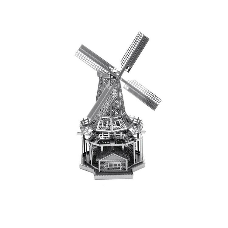 پازل فلزی سه بعدی آسیاب بادی