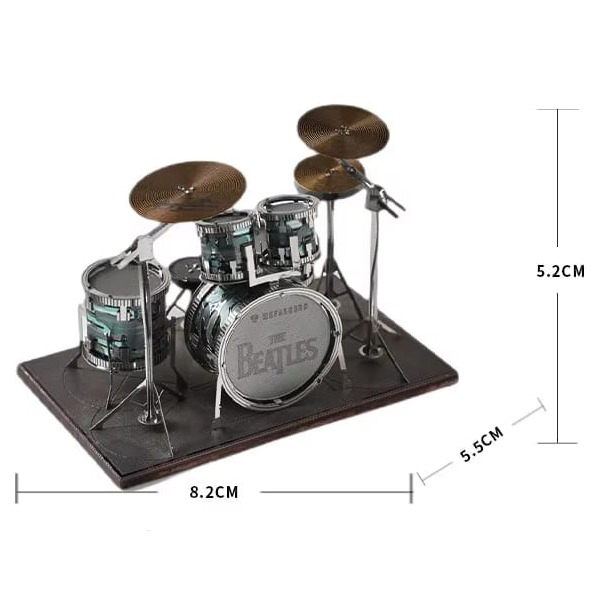 پازل فلزی سه بعدی Drum Set