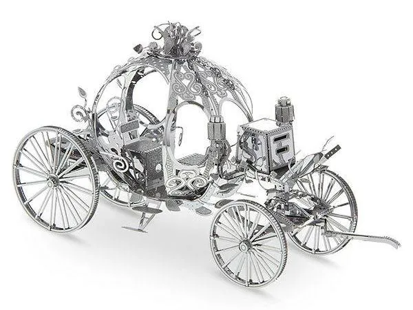 پازل فلزی سه بعدی کالسکه سیندرلا