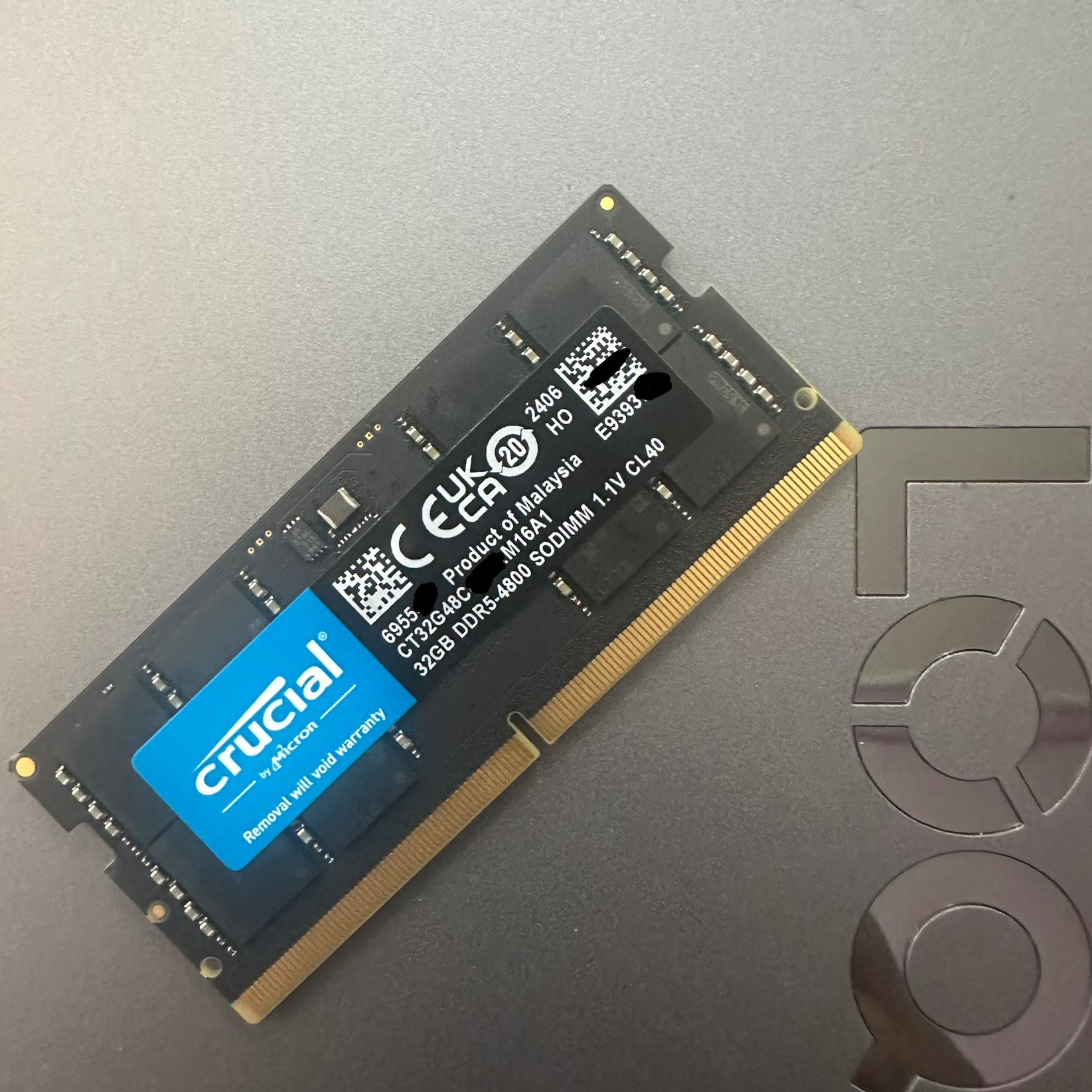 رم Crucial 32Gb DDR5 4800mhz