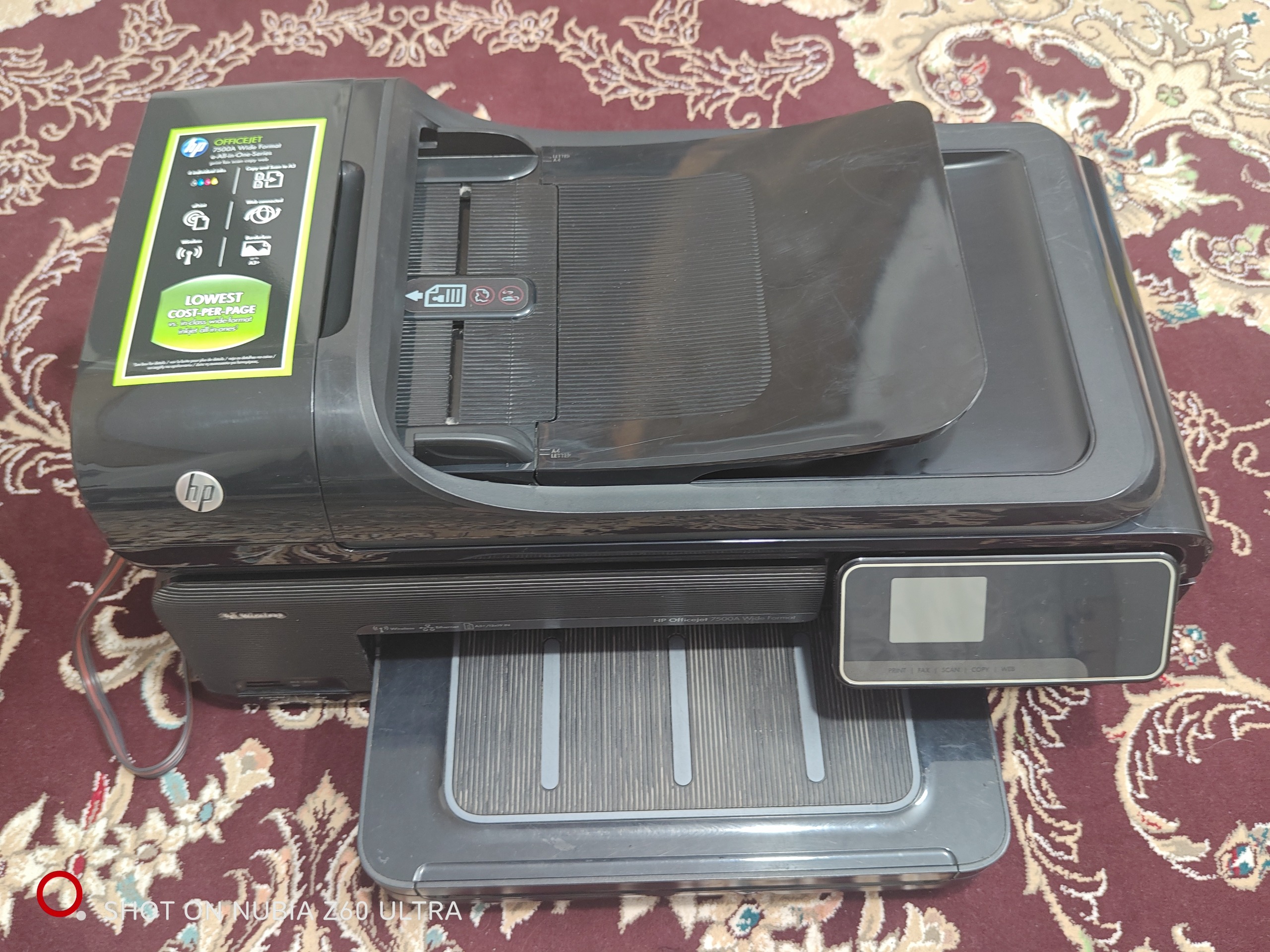 پرینتر جوهرافشان officejet 7500a (نیاز به تعمیر)