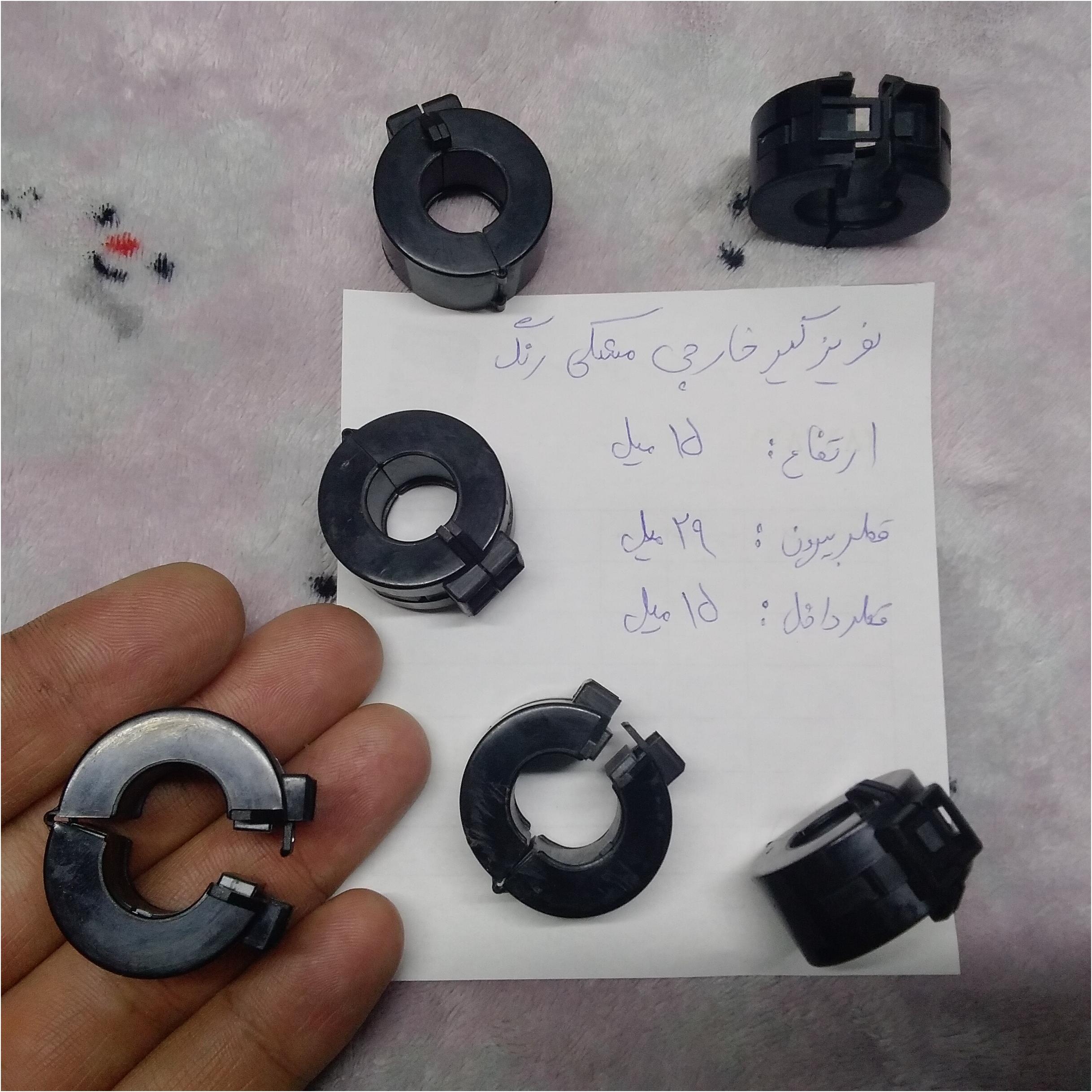 نویزگیر خارجی مشکی رنگ با قطر 15 میل / ایده