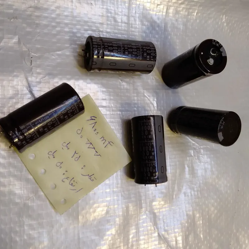 خازن الکترولیت nichicon خارجی 6800MF ولت 50 /ایده