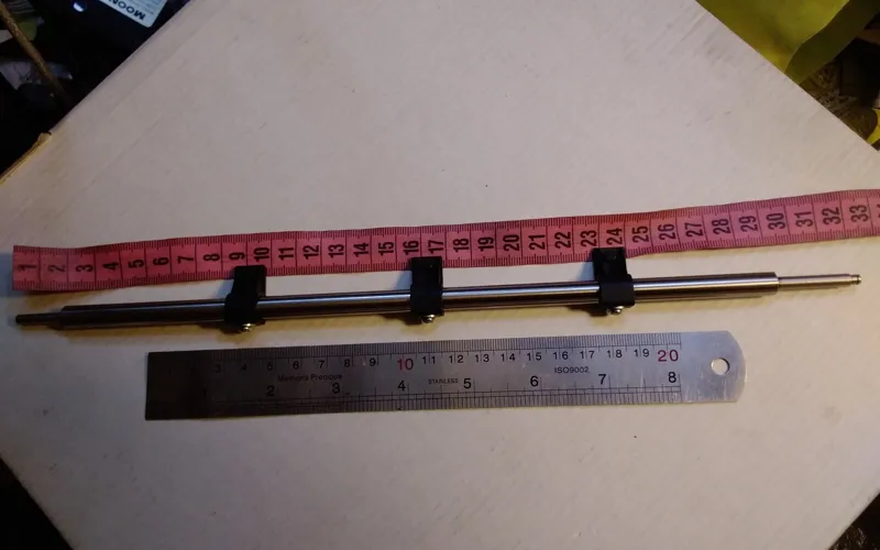 شفت 9 میل همراه 3 جای رزوه شده فابریک / ایده