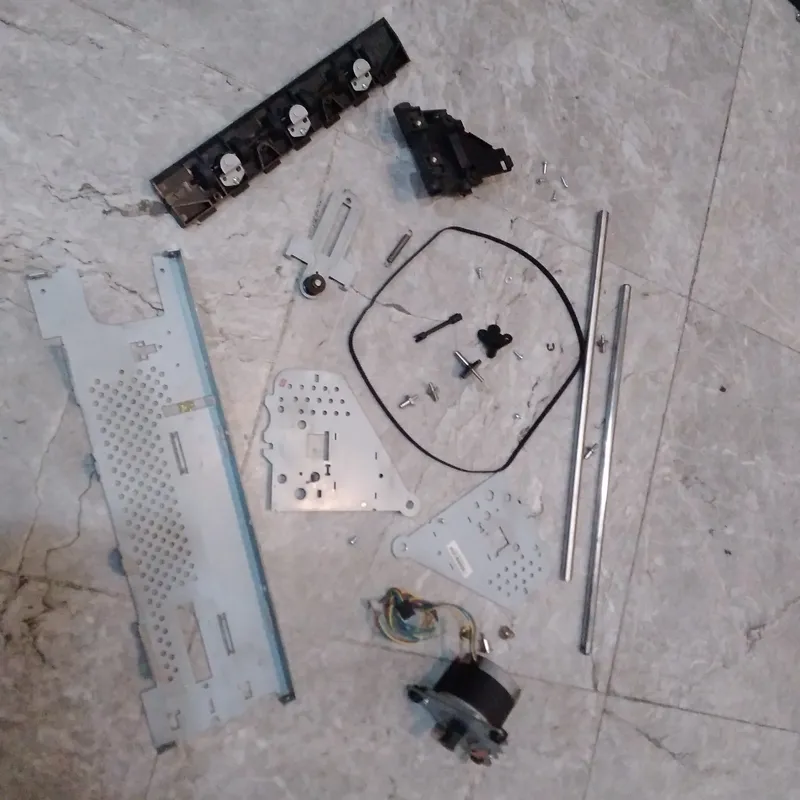 استراکچر سازه حرکت خطی با استپ موتور و تسمه / ایده