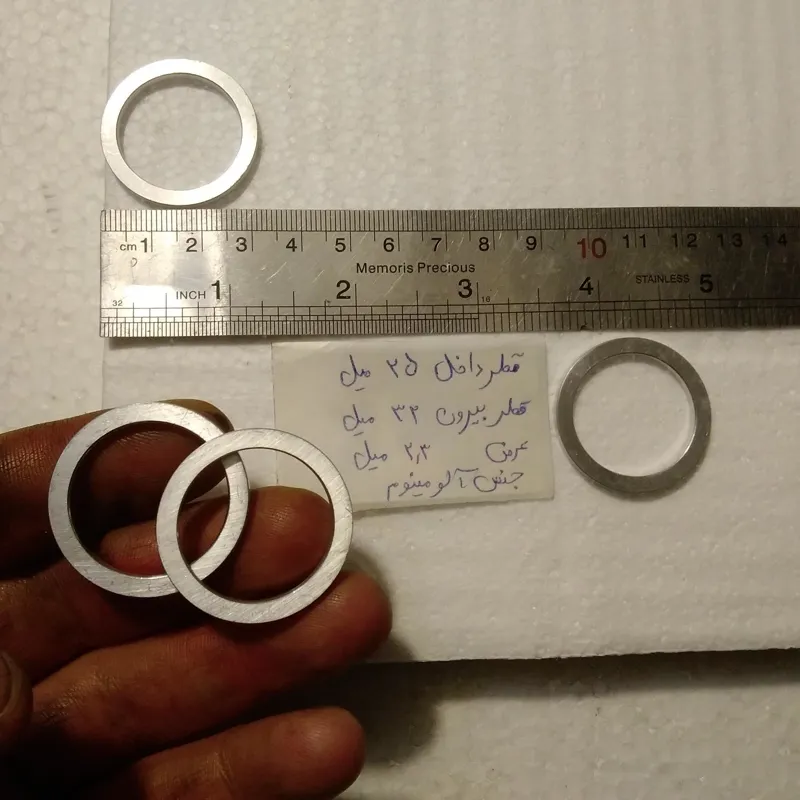 رینگ حلقه آلومینیومی خارجی 25 میل / ایده