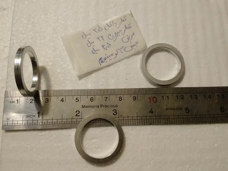 حلقه رینگ آلومینیومی با قطر 25 میل / ایده