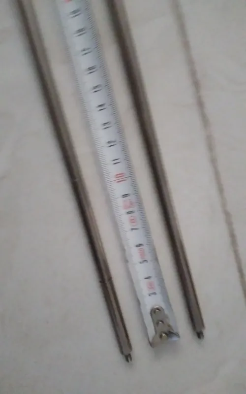 2عدد شفت 8میل خارجی 2سر رزوه مهره خور / ایده
