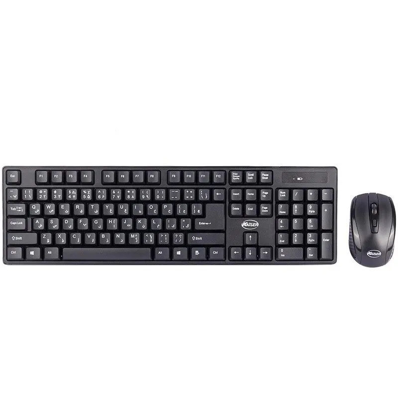 کیبورد و ماوس بی سیم KAISER مدل KWM-490