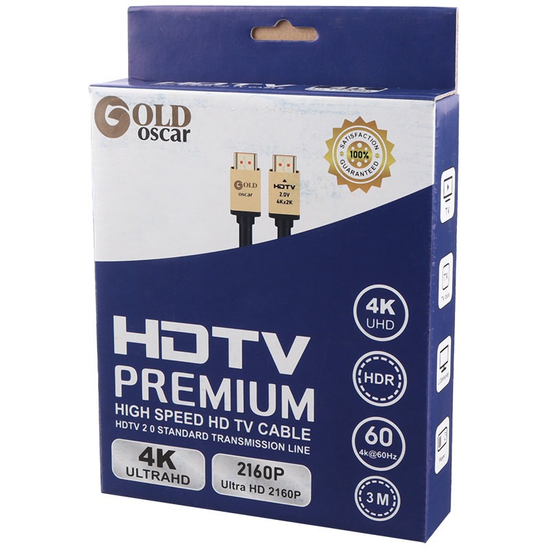 کابل HDMI  گلد اسکار مدل 4K به طول 3 متر