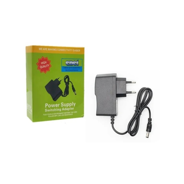 آداپتور برق مدل مودم 9V 1A تک سر (ریز)