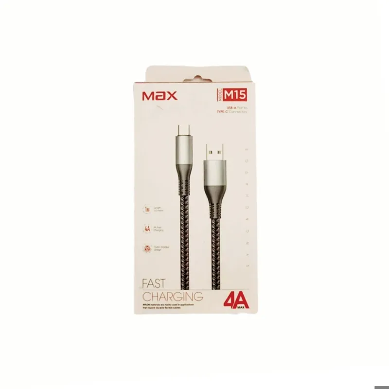 کابل شارژ تایپ سی برند MAX مدل M15