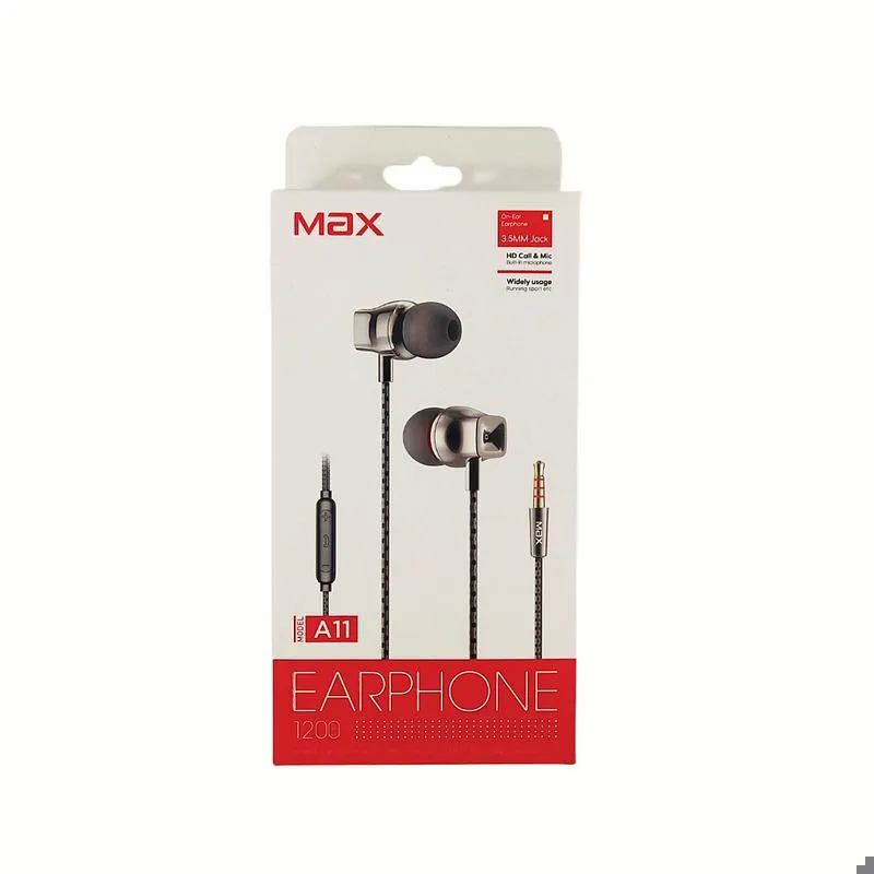 هندزفری برند مکس MAX مدل A11