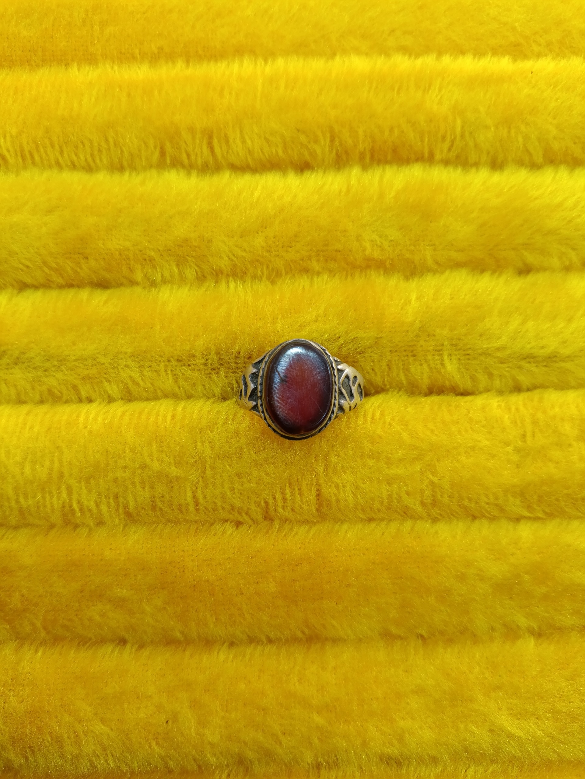 انگشتر عقیق رکاب نقره قدیمی