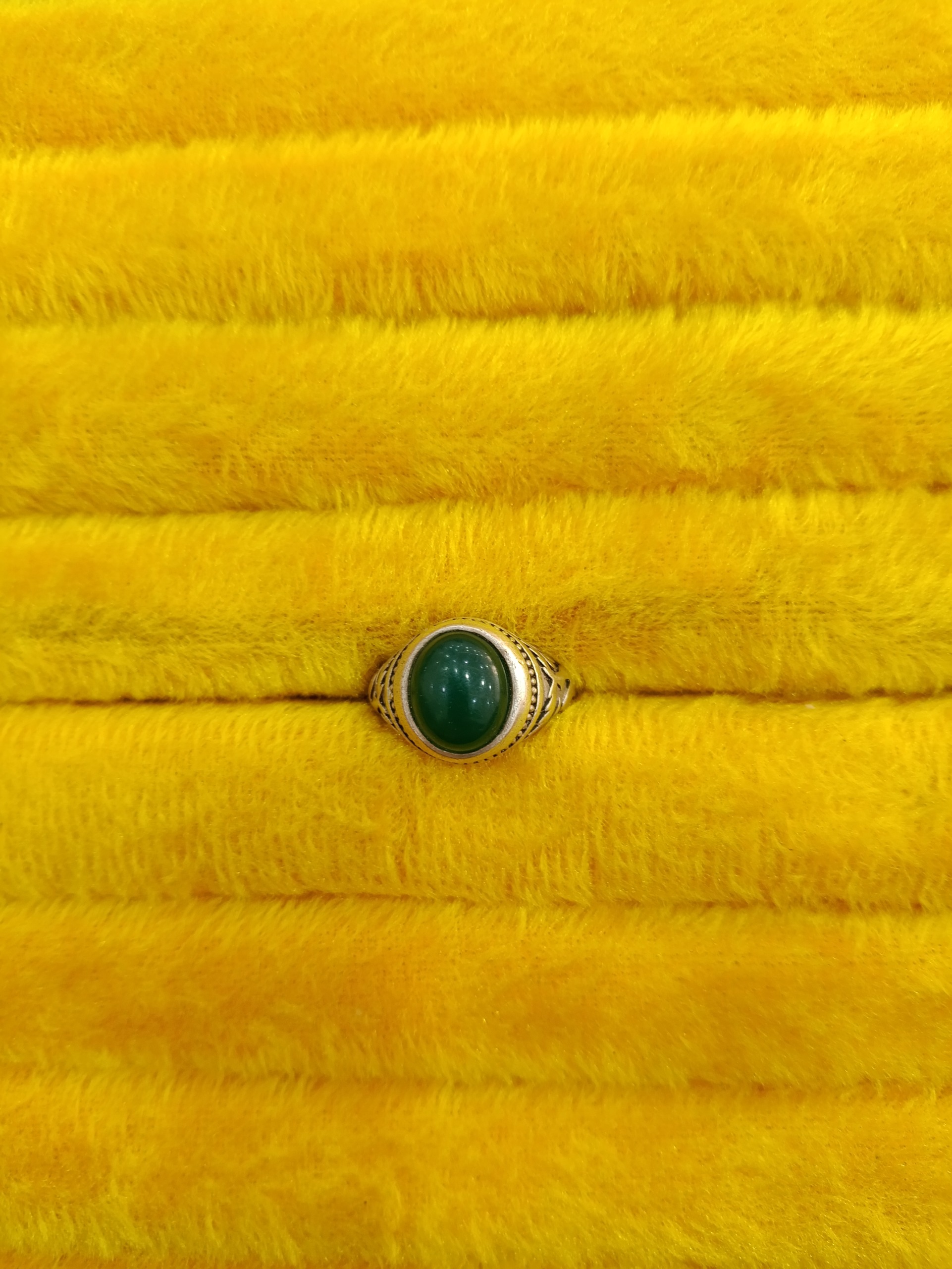 انگشتر نقره عقیق سبز