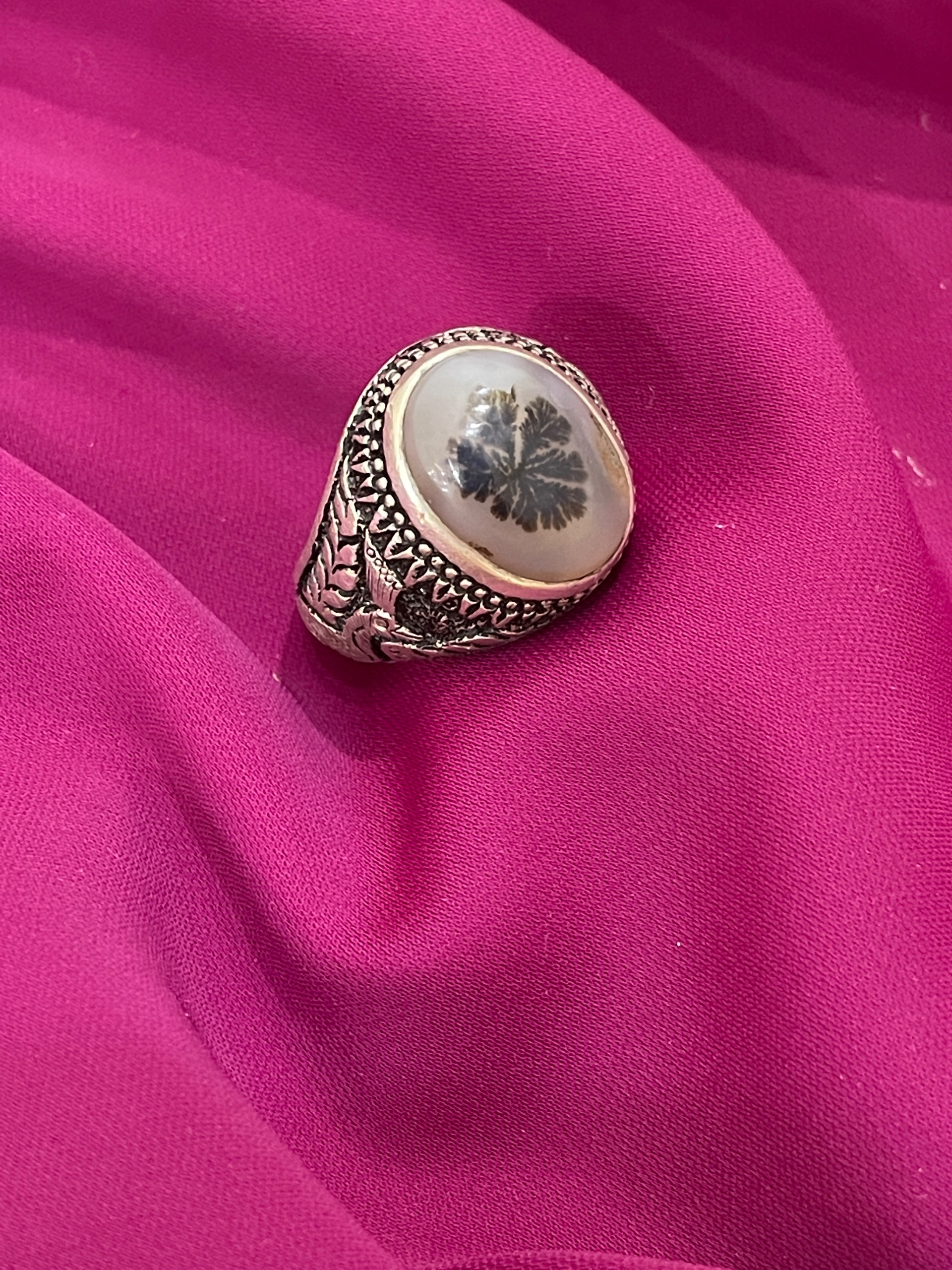 انگشتر شجرقائنات آزاده قلم نقره