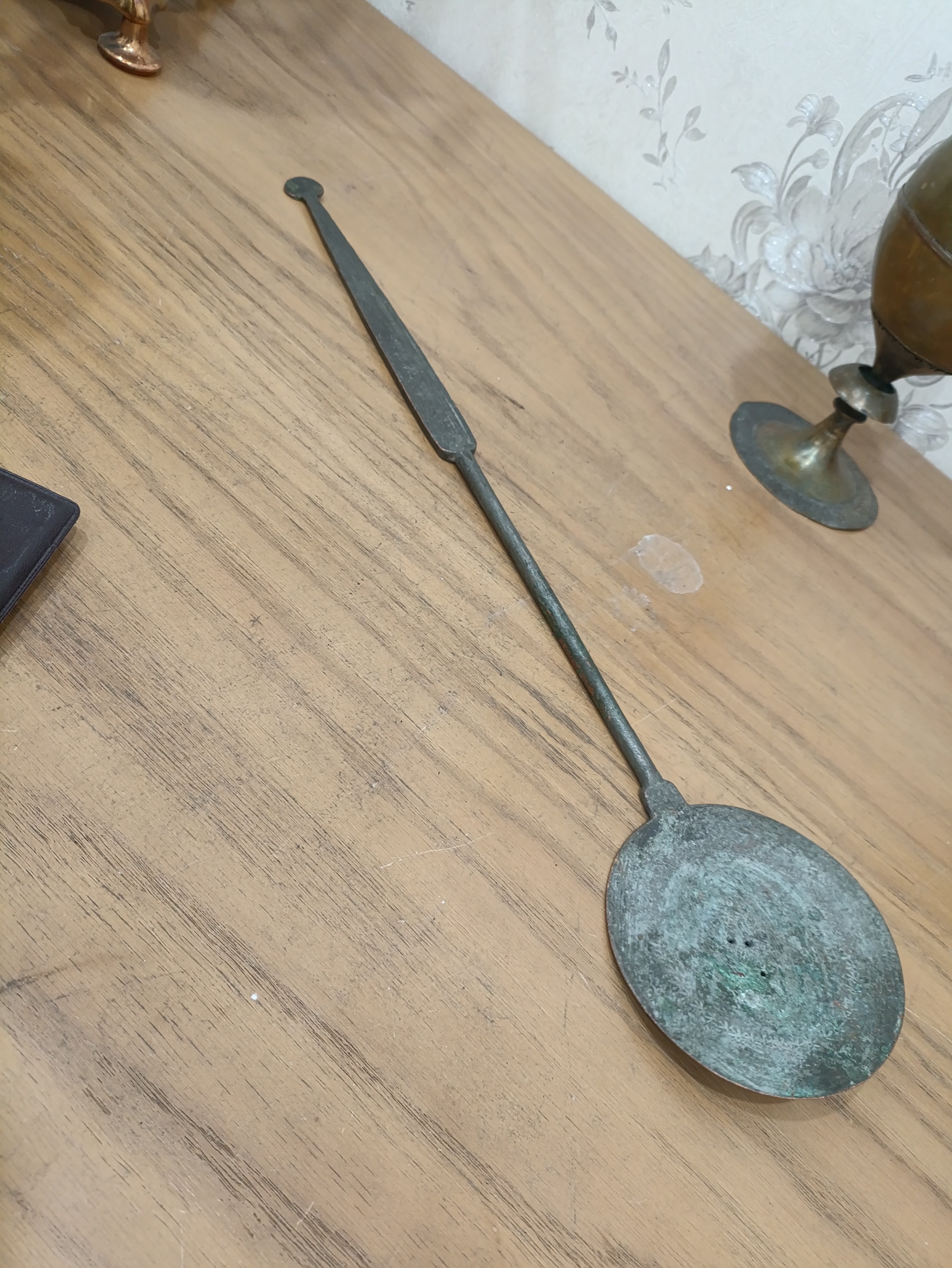 کفگیر مسی قاجاری