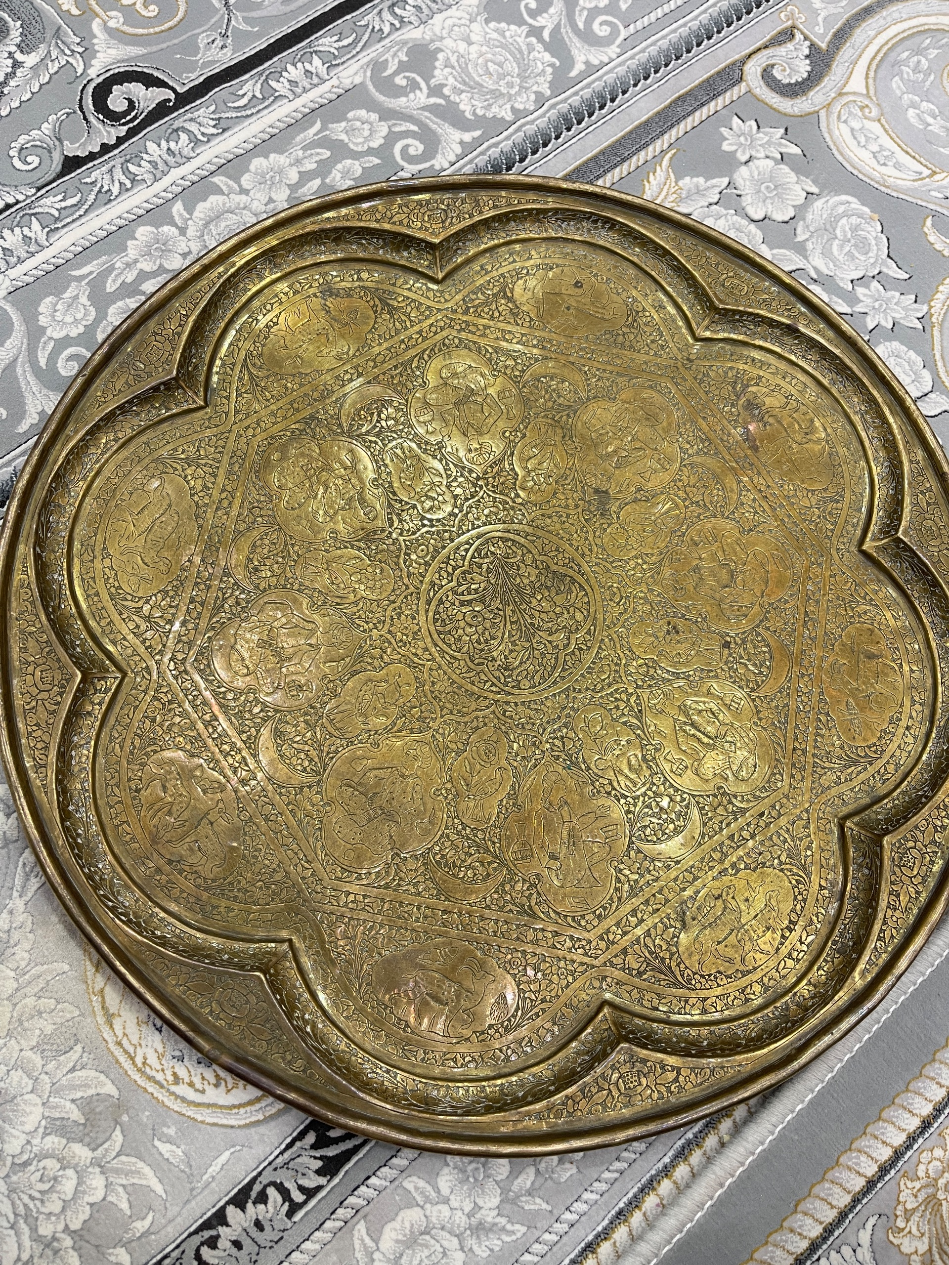 سینی زندیه تمام قلم بکر کمیابی