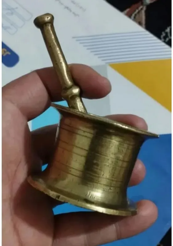 هاون ودسته وزن خوب دسته هاون دست ساز میباشد