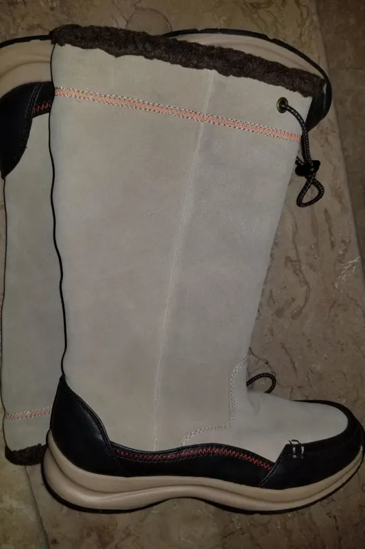 بوت زنانه جیر داخل خز