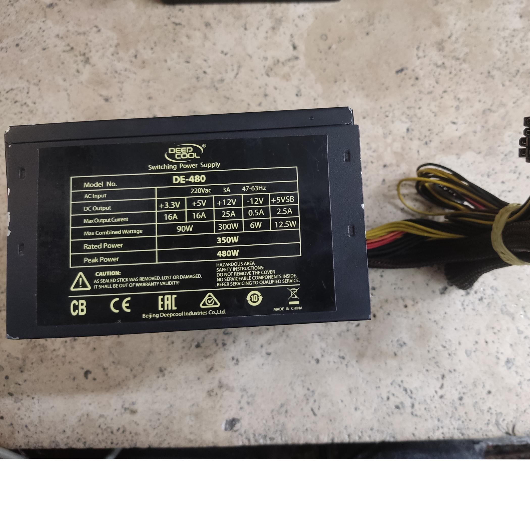 POWER MODEL DEEP COOL 480W تمیز و سالم