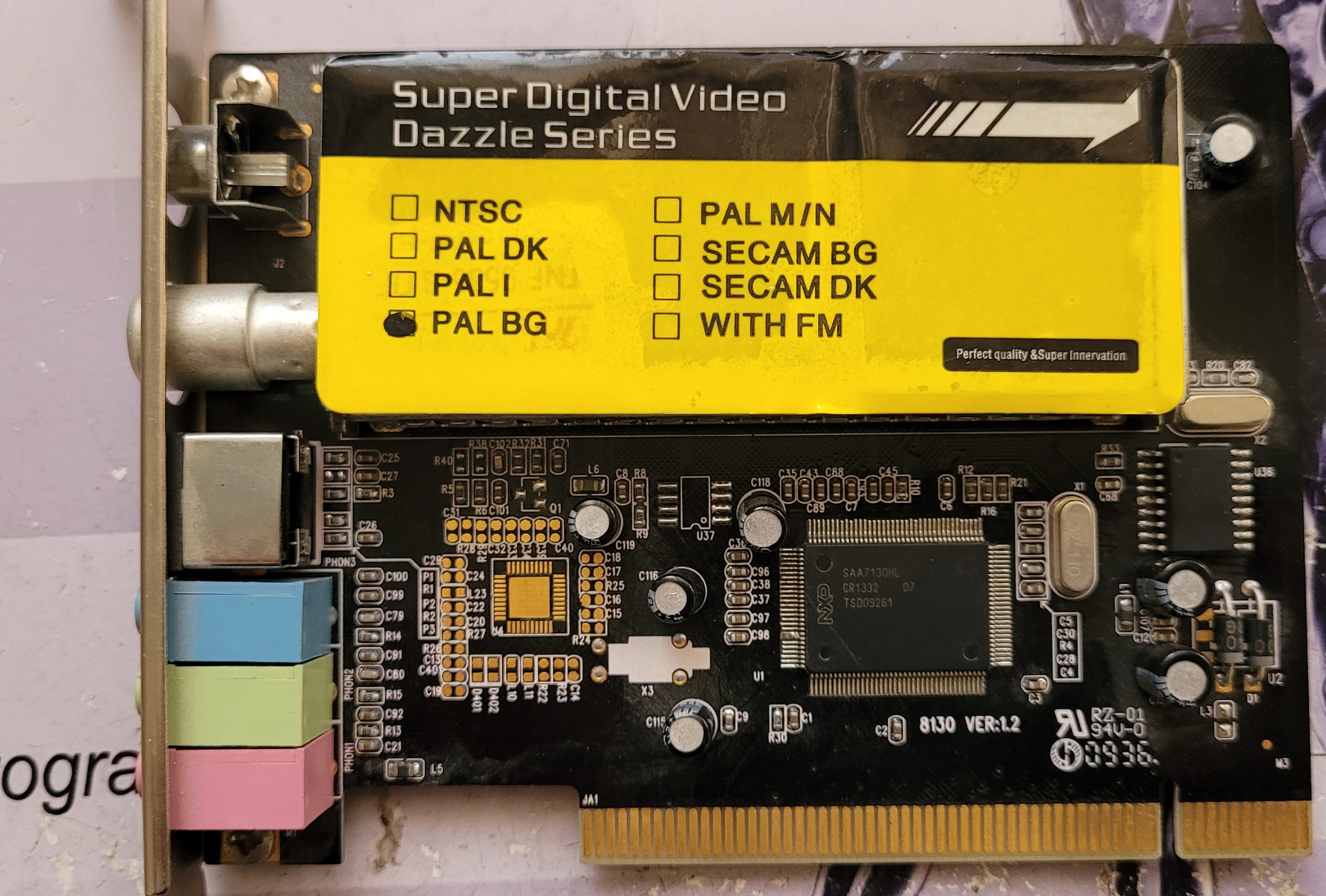 کارت کپچر صدا و تصویر PCI