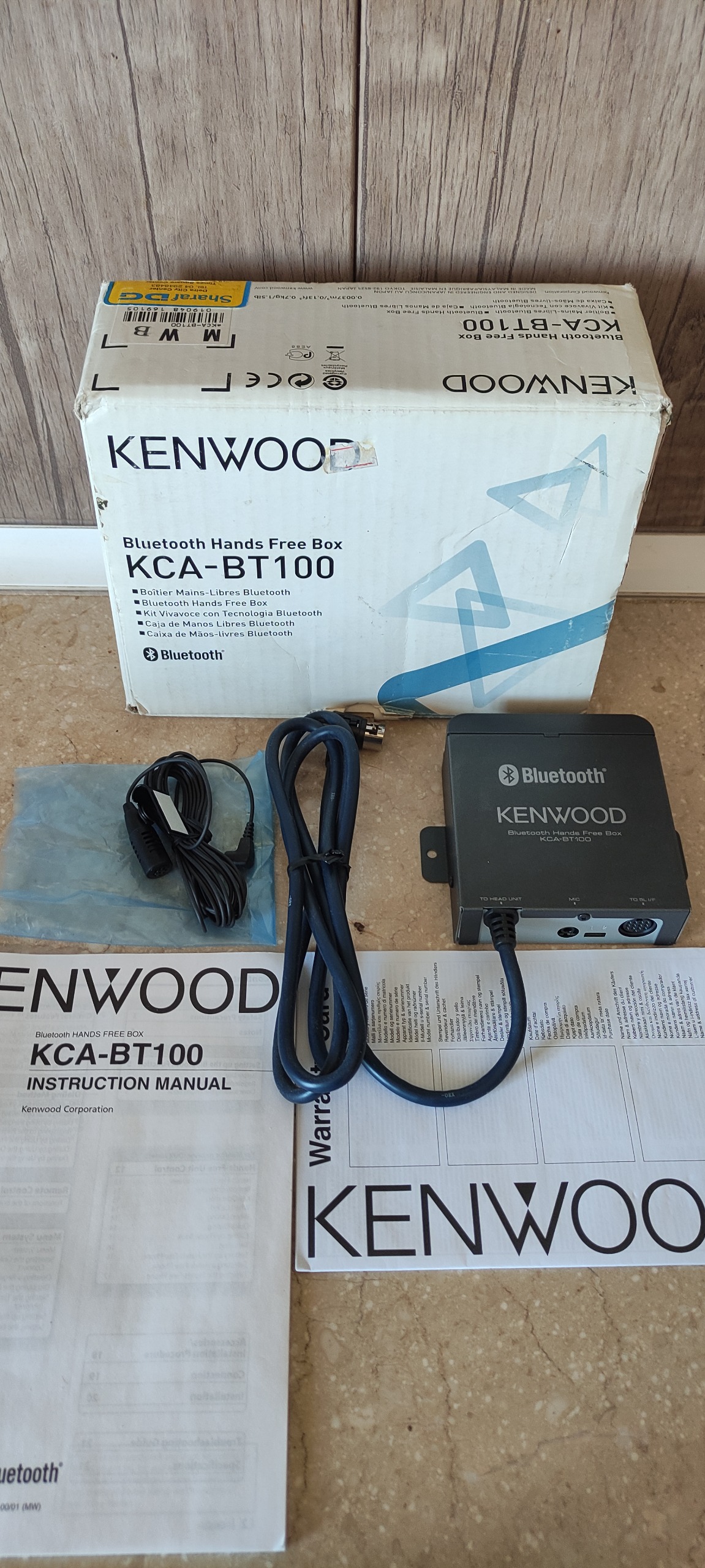 کیت بلوتوث کنوود آکبند kenwood bt100
