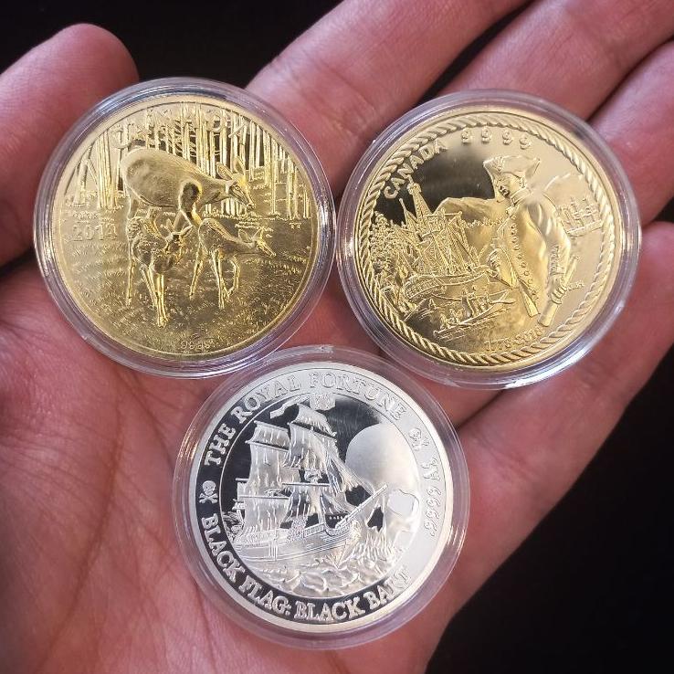 پک 3 عدد سکه های یادبود