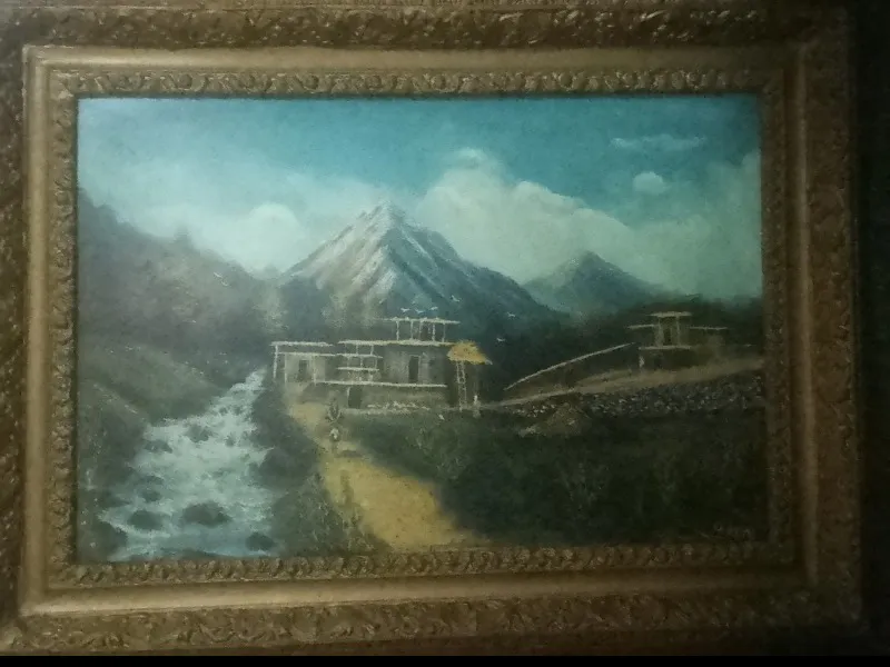 سه عدد تابلو نقاشی فاخر کار دست