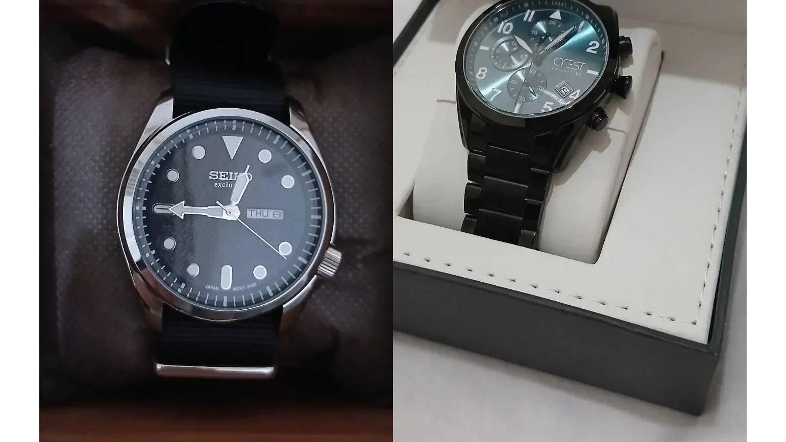 ساعت crest  و seiko ژاپن