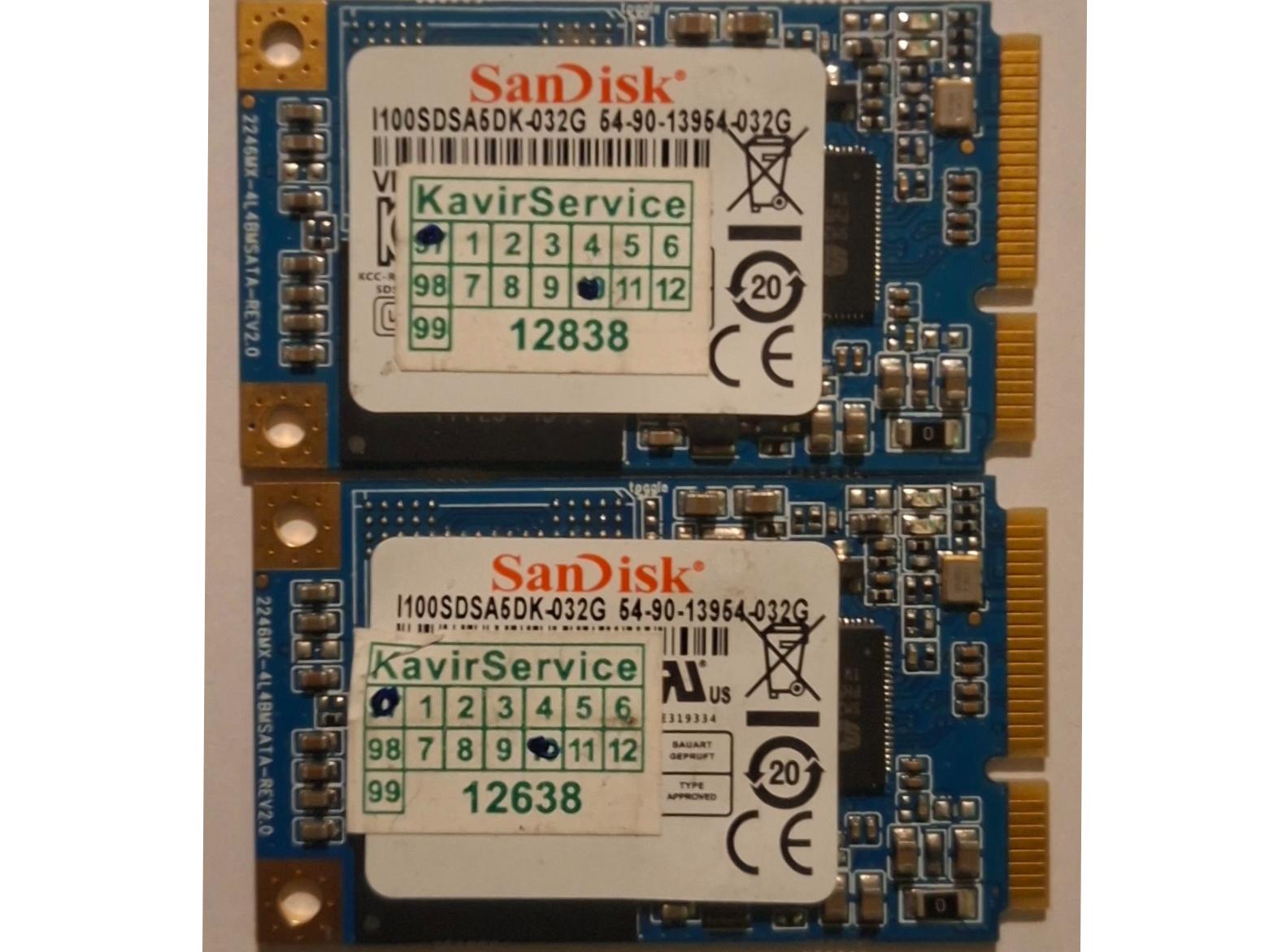 هاردمینی 32G SSD/msata سرعت بالا sandisk
