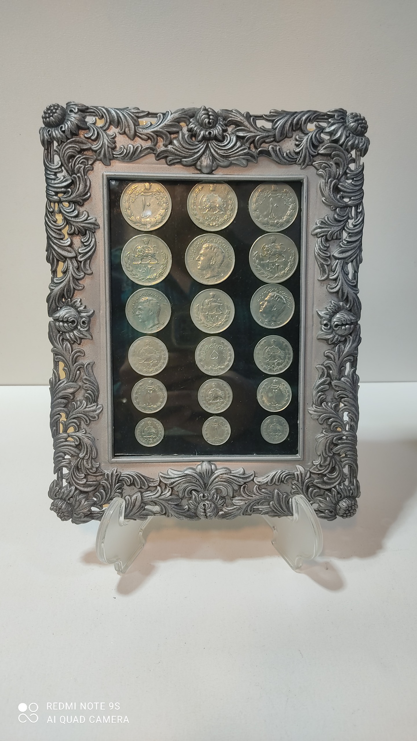 تابلو قدیمی سکه های پهلوی