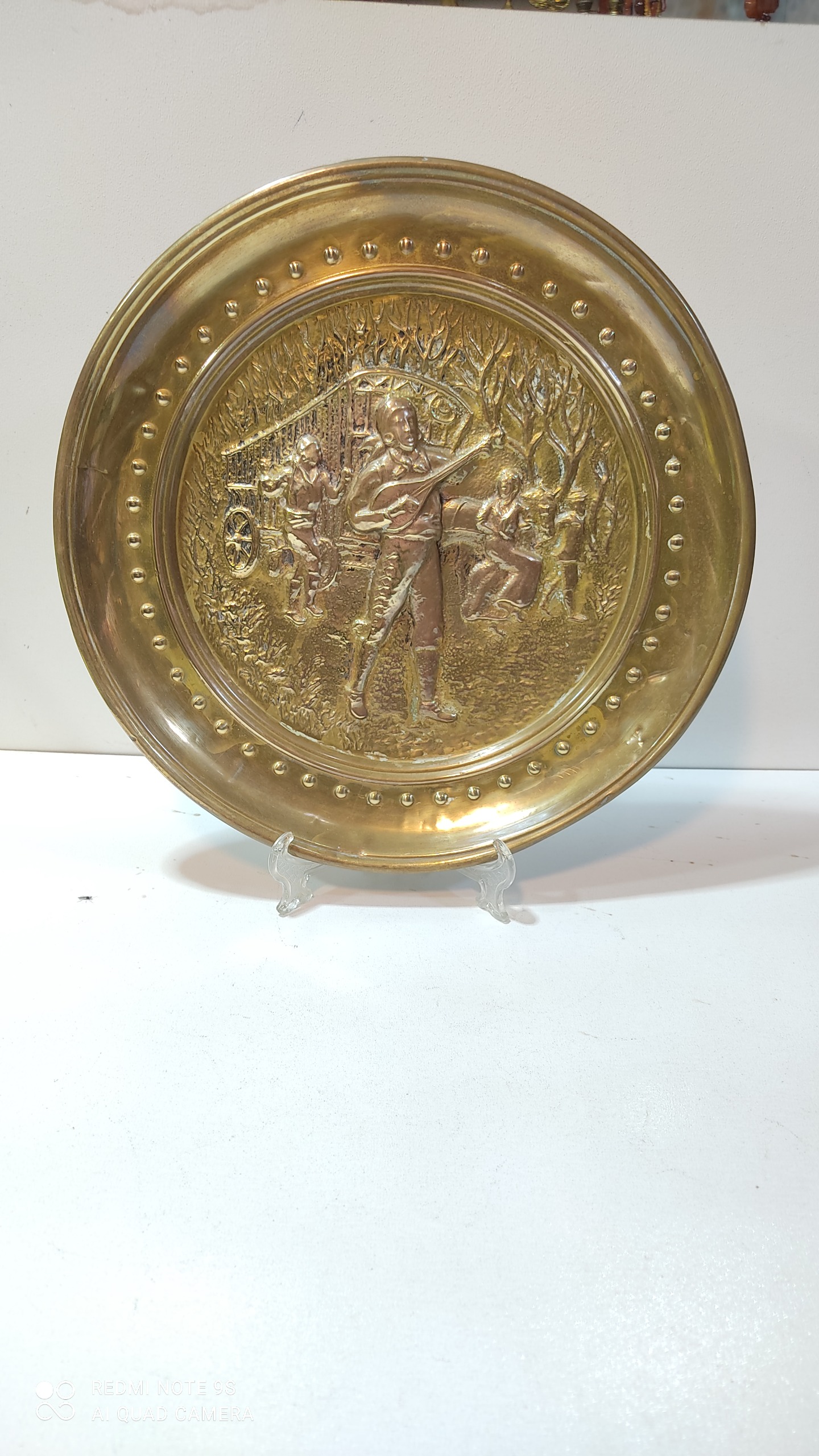 دیوارکوب برنزی اروپایی