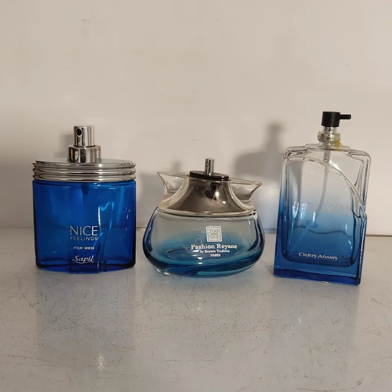 3عدد شیشه ادکلن خارجی