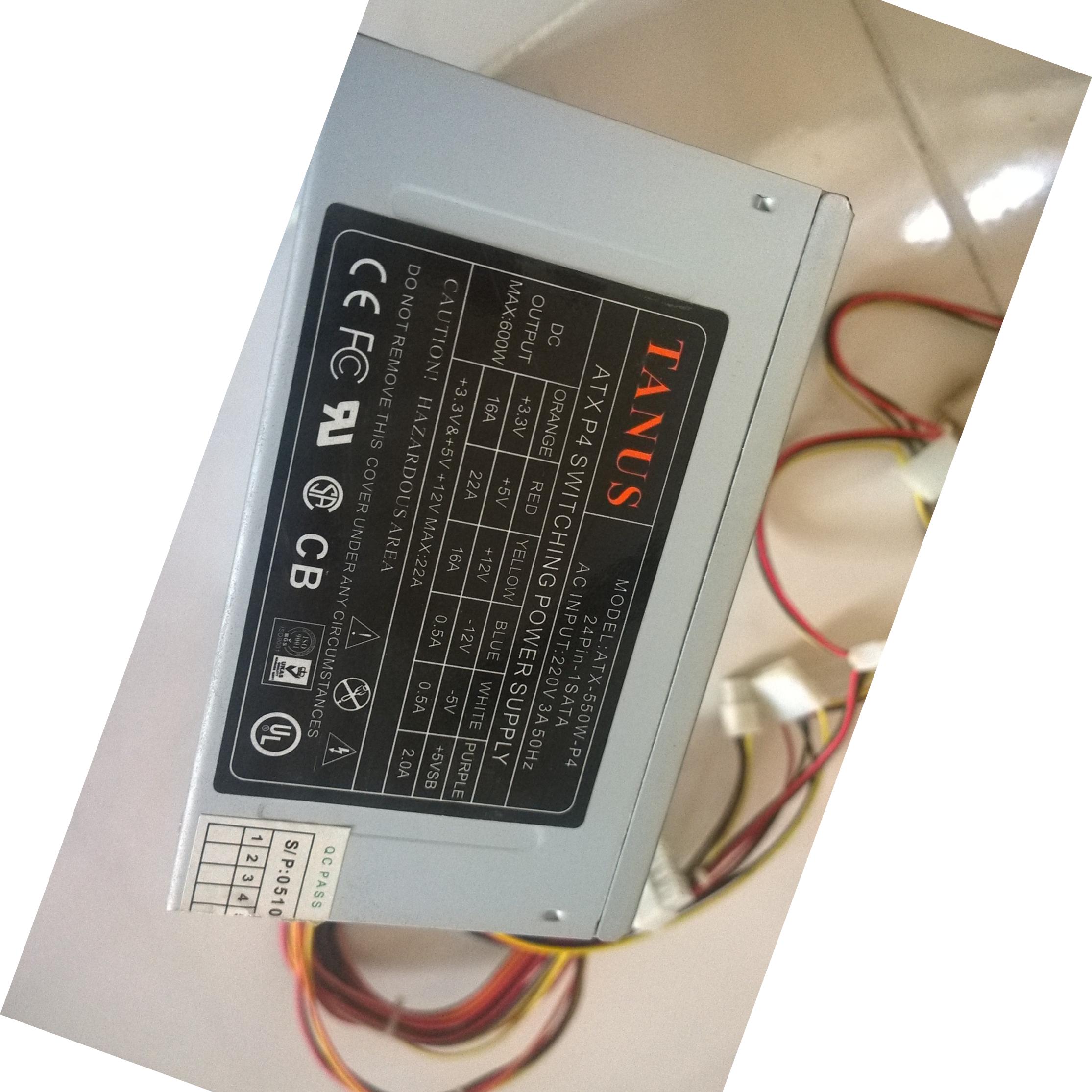 پاور کامپیوترمدل ATX-550W-p4-24pin1-TANUS