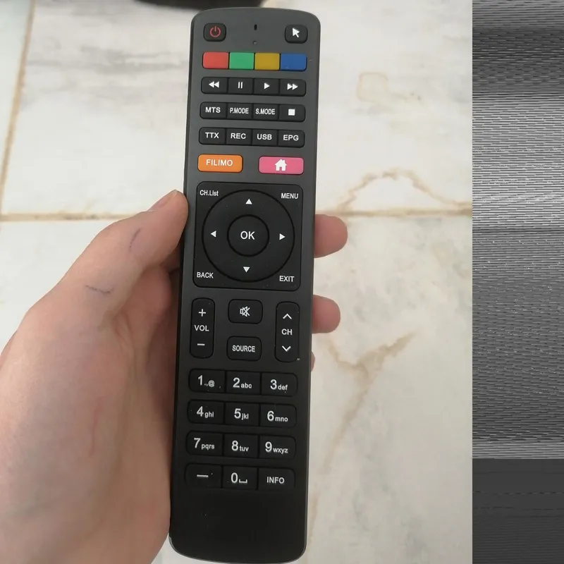 کنترل اصل شرکتی تلویزیون تکنولایف TECNOLIFE