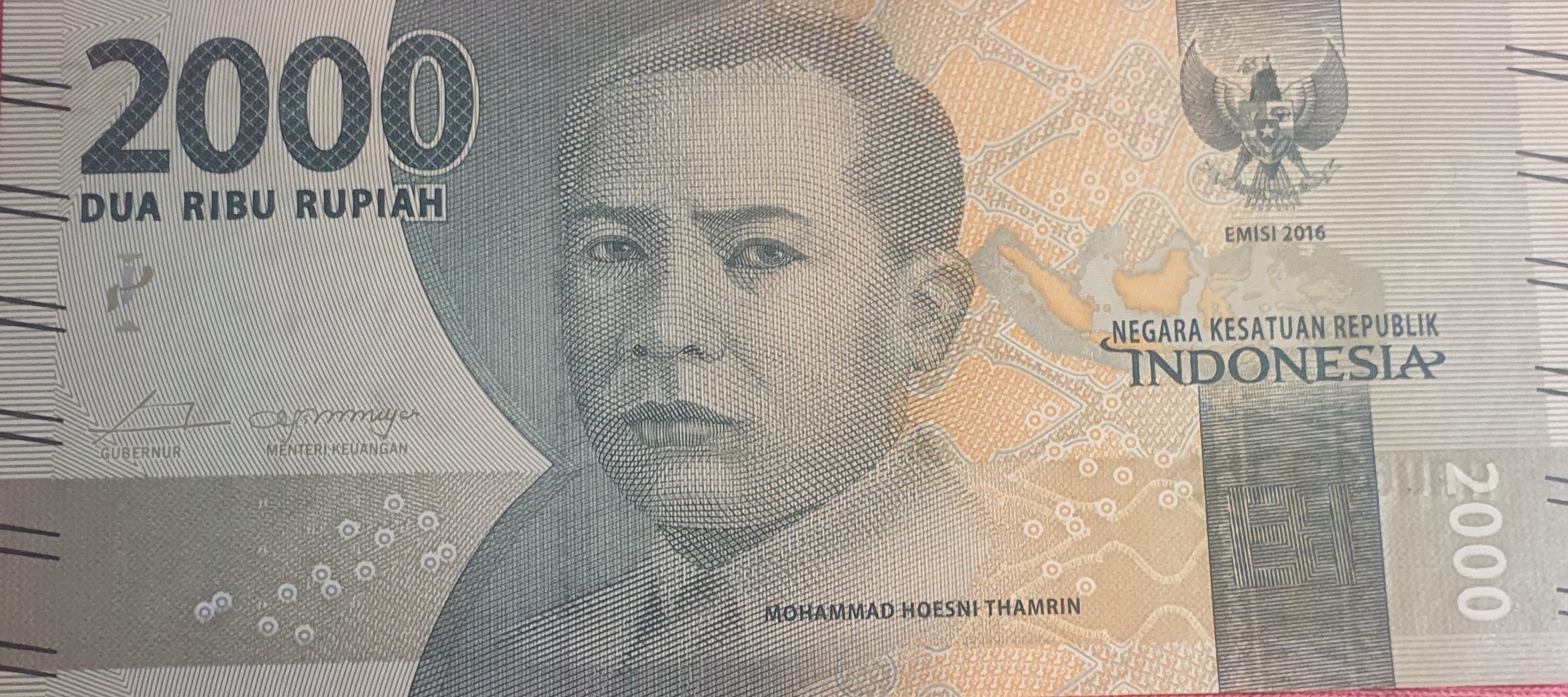 اسکناس کلکسیونی 2000 روپیه اندونزی 2016