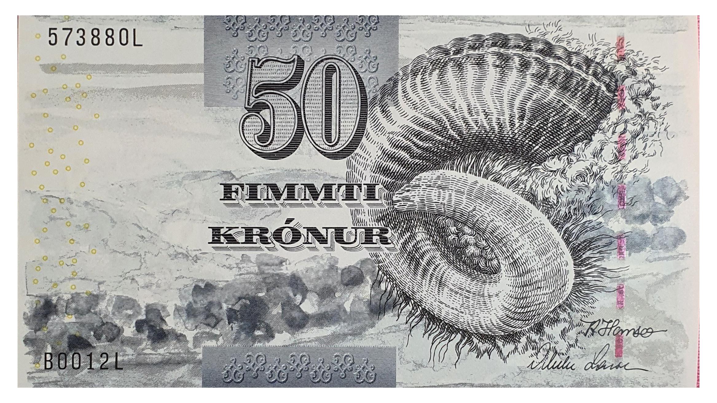 اسکناس نایاب 50 کرون جزایر فارو تحت حاکمیت دانمارک