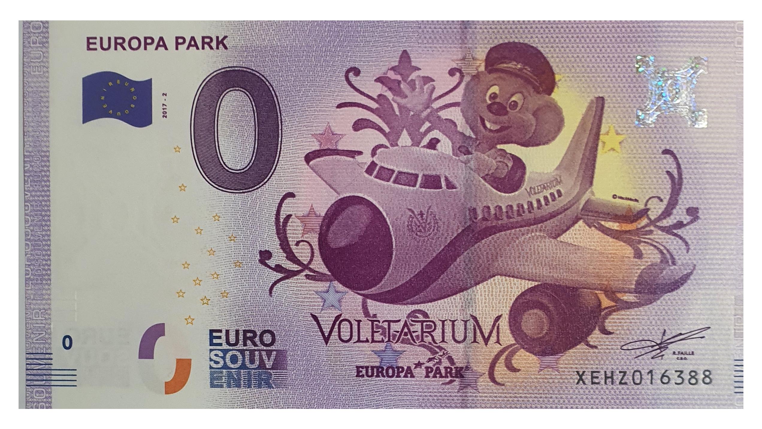 اسکناس کلکسیونی پارک تفریحی بادن وورتمبرگ آلمان