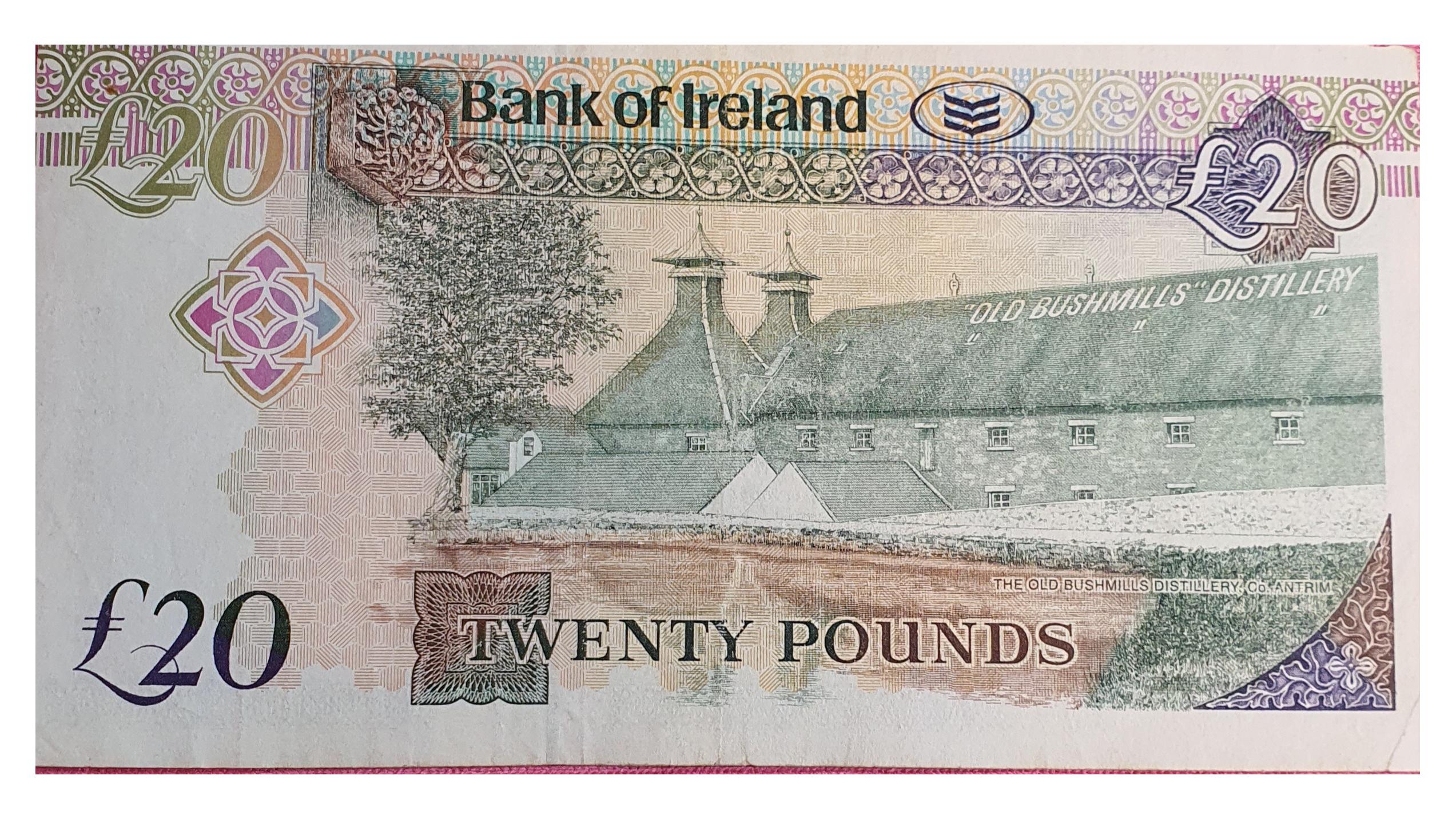 اسکناس نایاب 20 پوند استرلینگ 2008 ایرلند شمالی