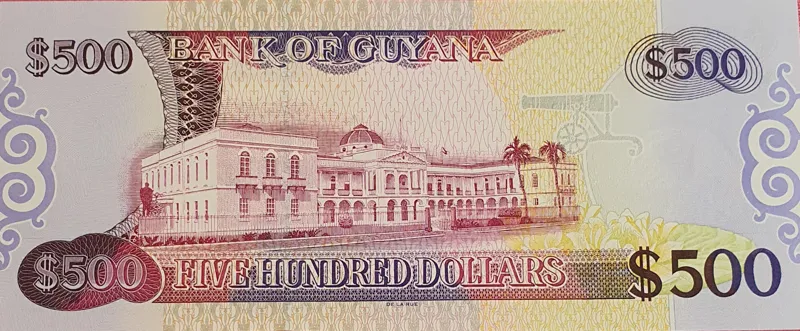 اسکناس 500 دلار گویان