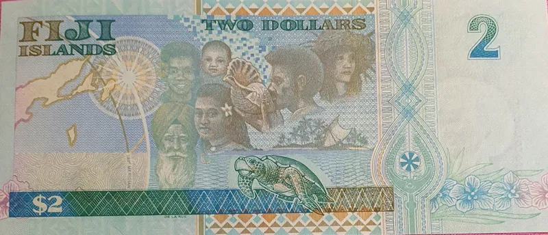 اسکناس 2 دلار 2000 فیجی