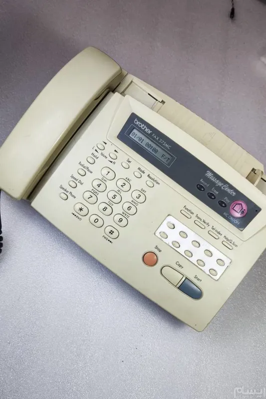 تلفن فکس برادر پرینتر حرارتی مدل brother fax 375mc